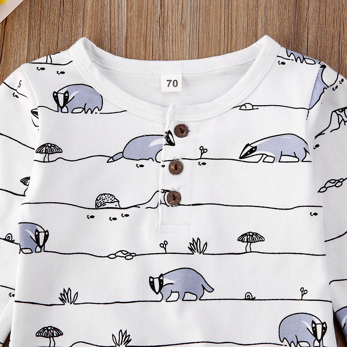 Newborn Baby Boy Girl 0-18M Fox print Tops Romper Long Pants Autumn Outfits Clothes, Blue
Newborn Baby Boy Girl 0-18M Fox print Tops Romper Long Pants Autumn Outfits Clothes, Blue