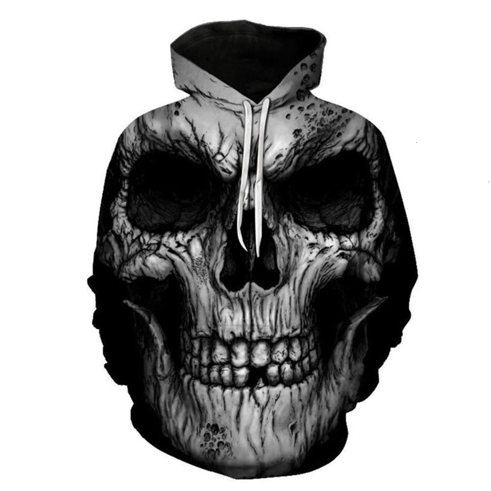2021 New Skull 3D Digital Printing Men's Long Sleeve Hooded Sweater Hoodies Sweaters For Men, Black
2021 New Skull 3D Digital Printing Men's Long Sleeve Hooded Sweater Hoodies Sweaters For Men, Black