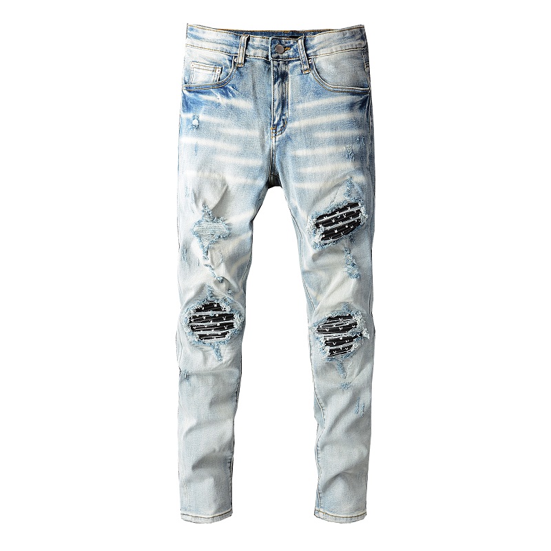 20SS Mens Designer Jeans Distressed Ripped Biker Slim Fit Motorcycle Denim For Men s Top Quality Fashion jean Mans Pants pour hommes #802, Get more plz contact
20SS Mens Designer Jeans Distressed Ripped Biker Slim Fit Motorcycle Denim For Men s Top Quality Fashion jean Mans Pants pour hommes #802, Get more plz contact