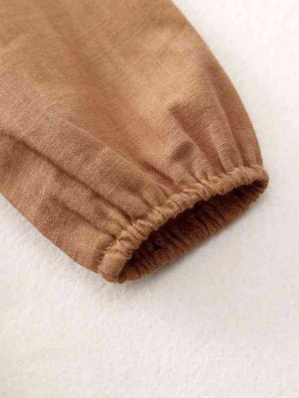 Baby Mock Neck Bow Front Dress SHE