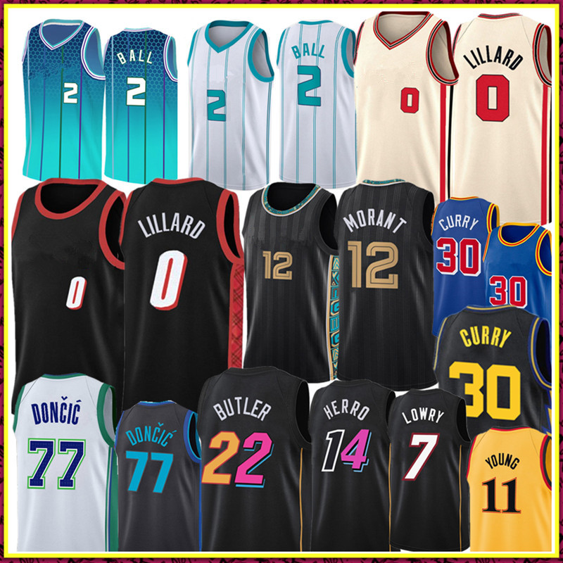 2022 Damian 0 Lillard Jersey LaMelo 2 Ball Ja 12 Morant Jerseys 77 Luka Trae Young Doncic Basketball Jersey Stephen 30 Curry Jimmy 22 Butler Tyler 14 Herro
2022 Damian 0 Lillard Jersey LaMelo 2 Ball Ja 12 Morant Jerseys 77 Luka Trae Young Doncic Basketball Jersey Stephen 30 Curry Jimmy 22 Butler Tyler 14 Herro