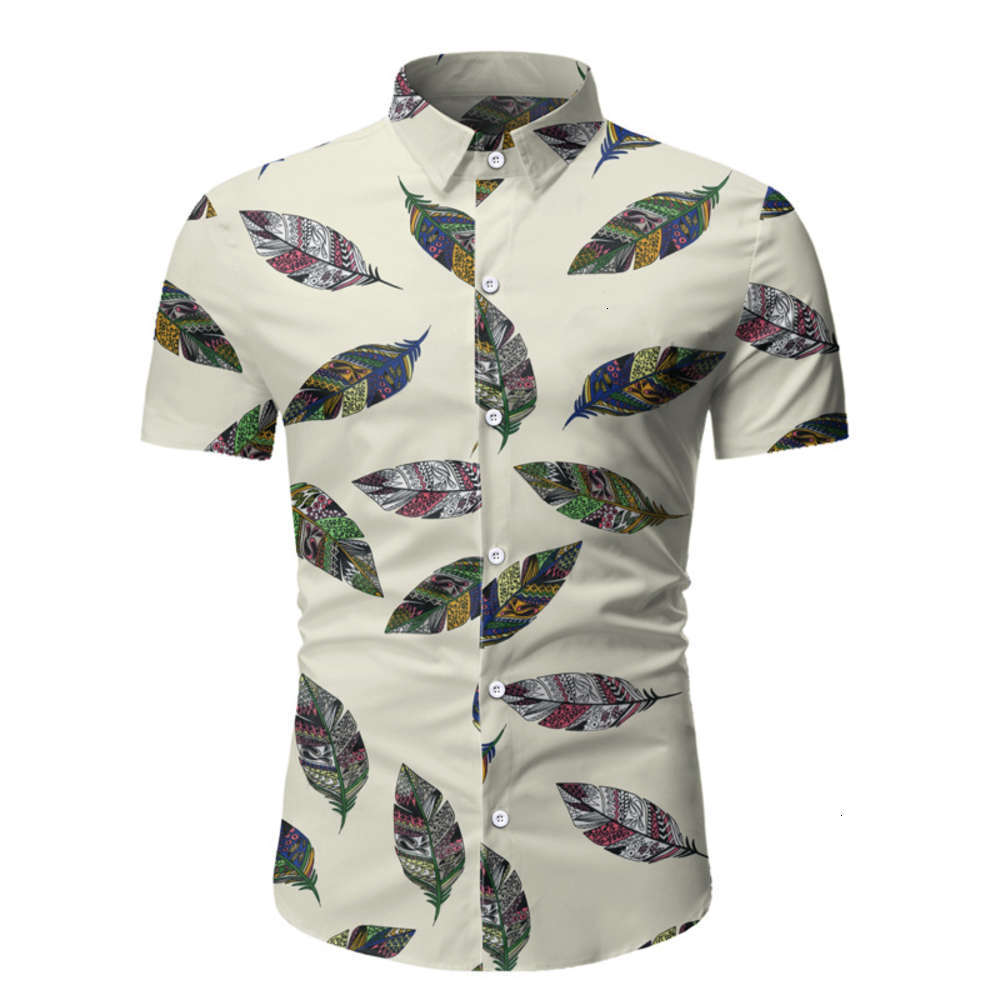 Men's slim print short sleeve Floral Youth fashion casual beach style Shirt, White;black
Men's slim print short sleeve Floral Youth fashion casual beach style Shirt, White;black