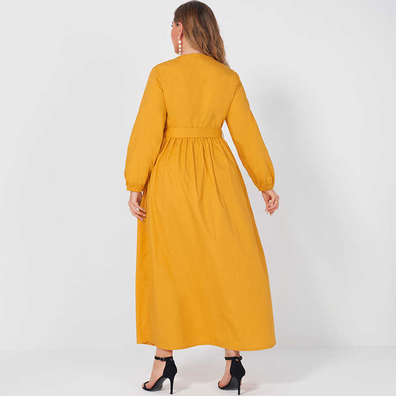 Fashion Antique Yellow Ribbon Ethnic Embroidery Stitching Waist Long Section of Large Size Women Waistband Holiday Dress 210630