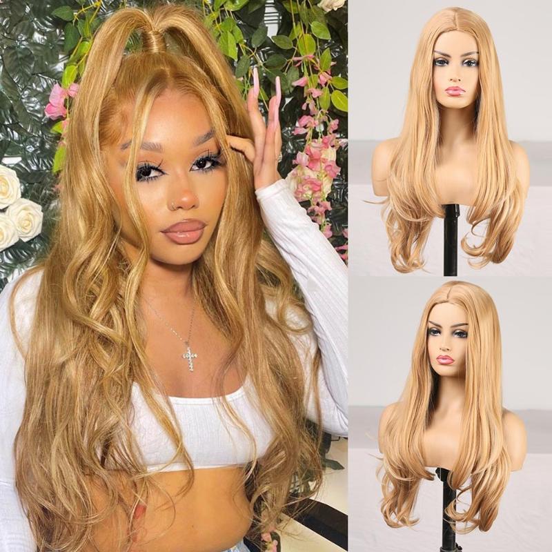 Synthetic Wigs RONGDUOYI Long Natural Wave For Black Women High Temperature Hair Wig Mix Blonde Full Machine Made Cosplay
Synthetic Wigs RONGDUOYI Long Natural Wave For Black Women High Temperature Hair Wig Mix Blonde Full Machine Made Cosplay