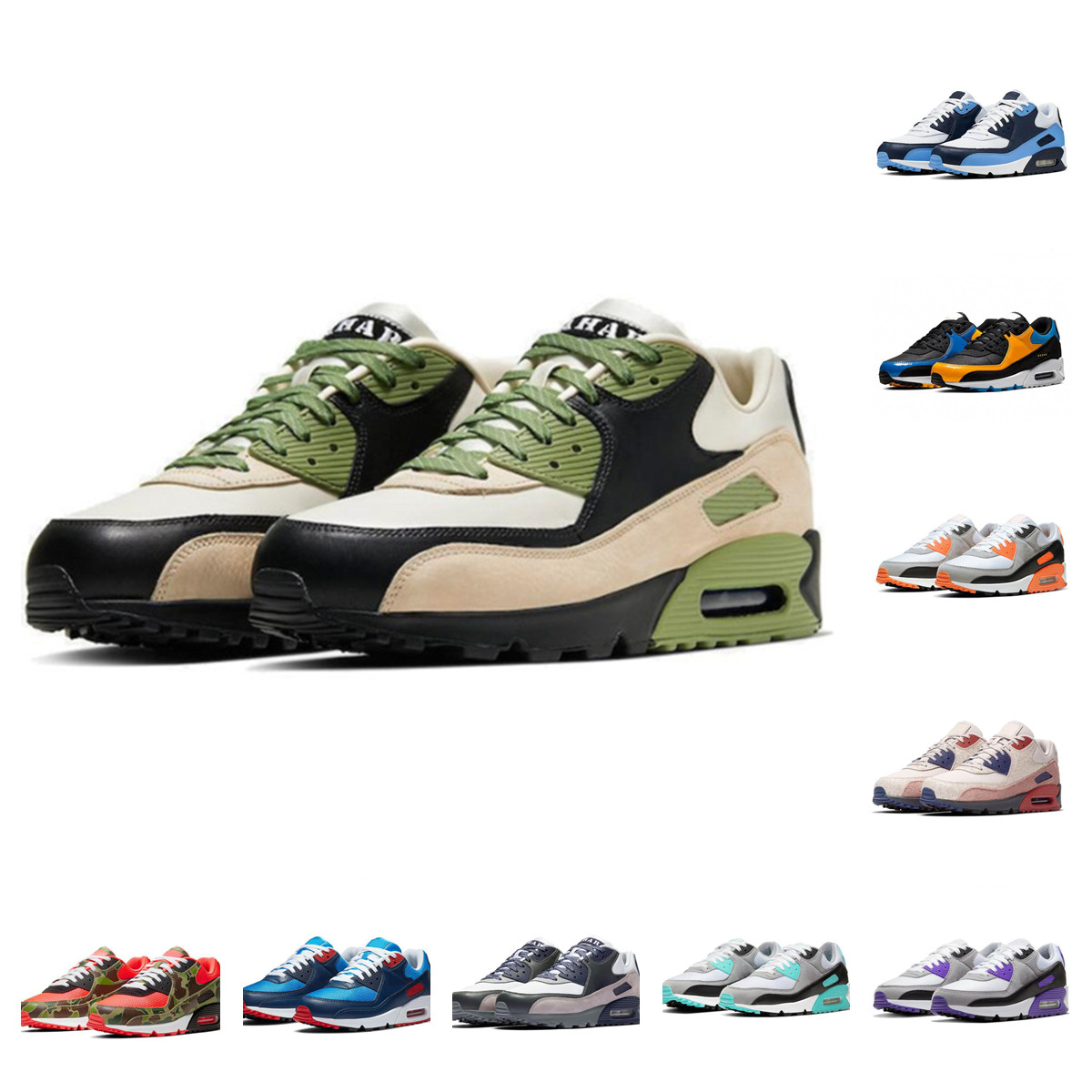 90 mens running shoes Triple White black red UNC 90s men women trainers sports sneakers Pale Ivory Camo London Grey Bred CNY Lahar Escape Hy, White;red
90 mens running shoes Triple White black red UNC 90s men women trainers sports sneakers Pale Ivory Camo London Grey Bred CNY Lahar Escape Hy, White;red