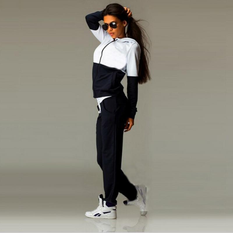 Two Piece Dress Hooded Patchwork 2 Set Top And Pants Women Zipper Tracksuit Cotton Sportwear Slim Hoodies Sweatshirt Autumn 2021, Blue
Two Piece Dress Hooded Patchwork 2 Set Top And Pants Women Zipper Tracksuit Cotton Sportwear Slim Hoodies Sweatshirt Autumn 2021, Blue