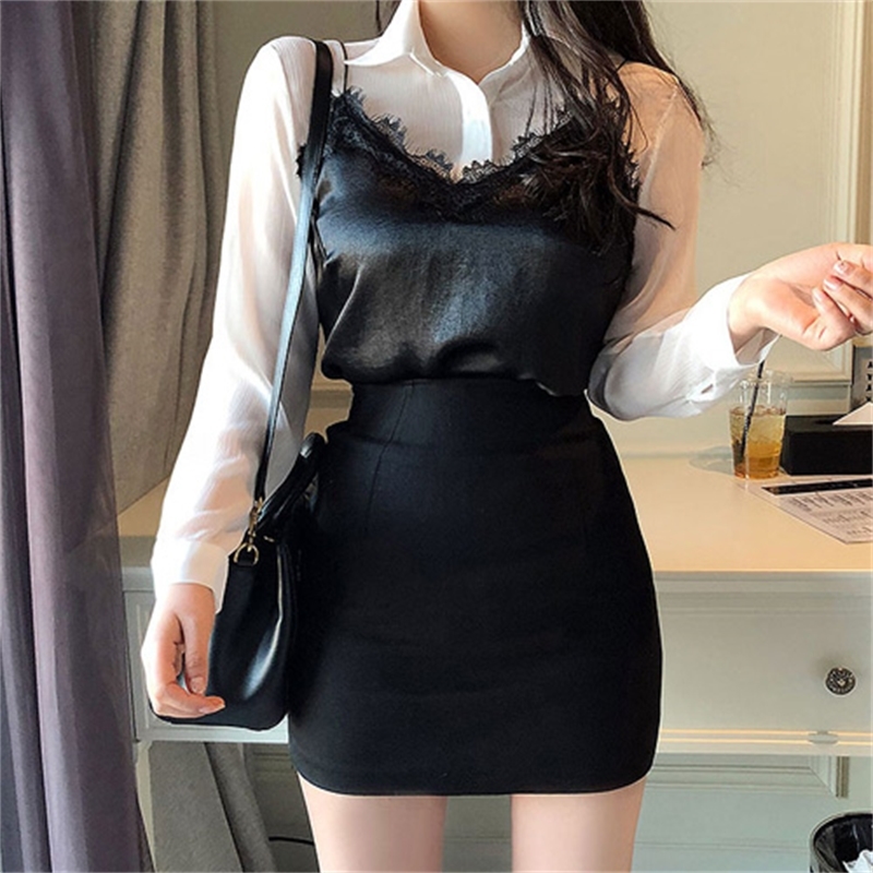 SL Women skirt Solid 3 Color Pencil Skirt Female Autumn Winter High Waist Bodycon Vintage Split Thick Stretchy Skirts 210306