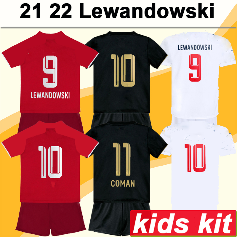 21 22 LEWANDOWSKI KIMMICH Kids Kit Soccer Jerseys GORETZKA COMAN DAVIES SARR HERNANDEZ MULLER Home Away 3rd Football Shirts Child Short Sleeves, Black
21 22 LEWANDOWSKI KIMMICH Kids Kit Soccer Jerseys GORETZKA COMAN DAVIES SARR HERNANDEZ MULLER Home Away 3rd Football Shirts Child Short Sleeves, Black