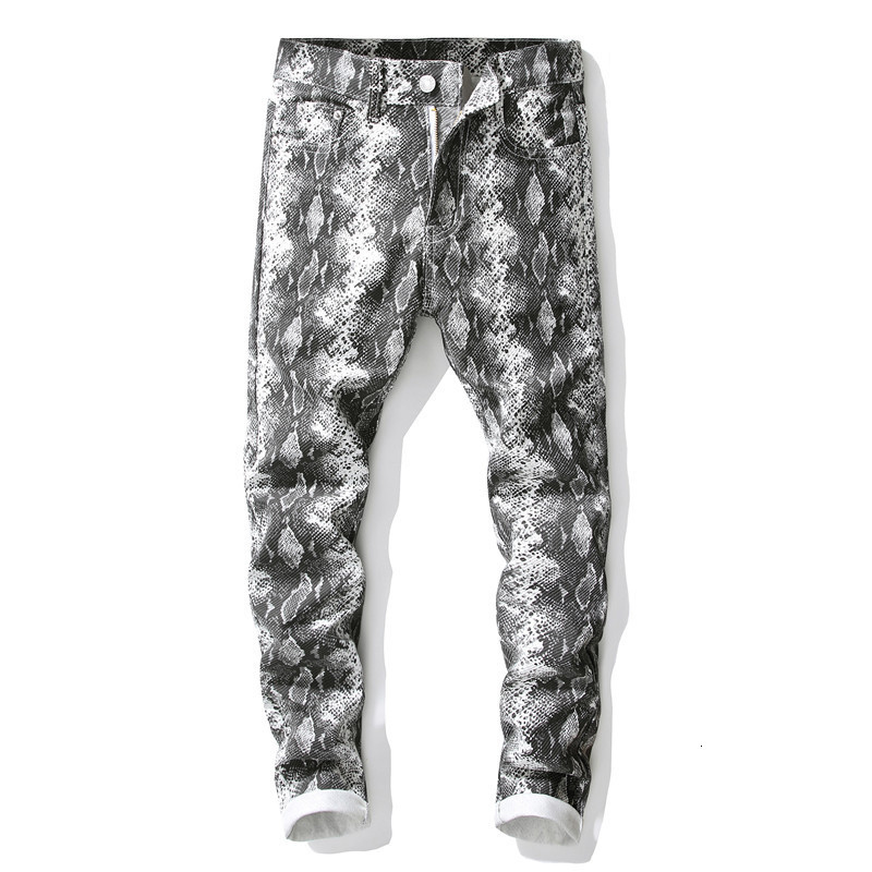 2021 New Men's Male Snake Printed Gray Jeans Slim Fit Stretch Pencil Pants Trousers 5qpi, Beige
2021 New Men's Male Snake Printed Gray Jeans Slim Fit Stretch Pencil Pants Trousers 5qpi, Beige