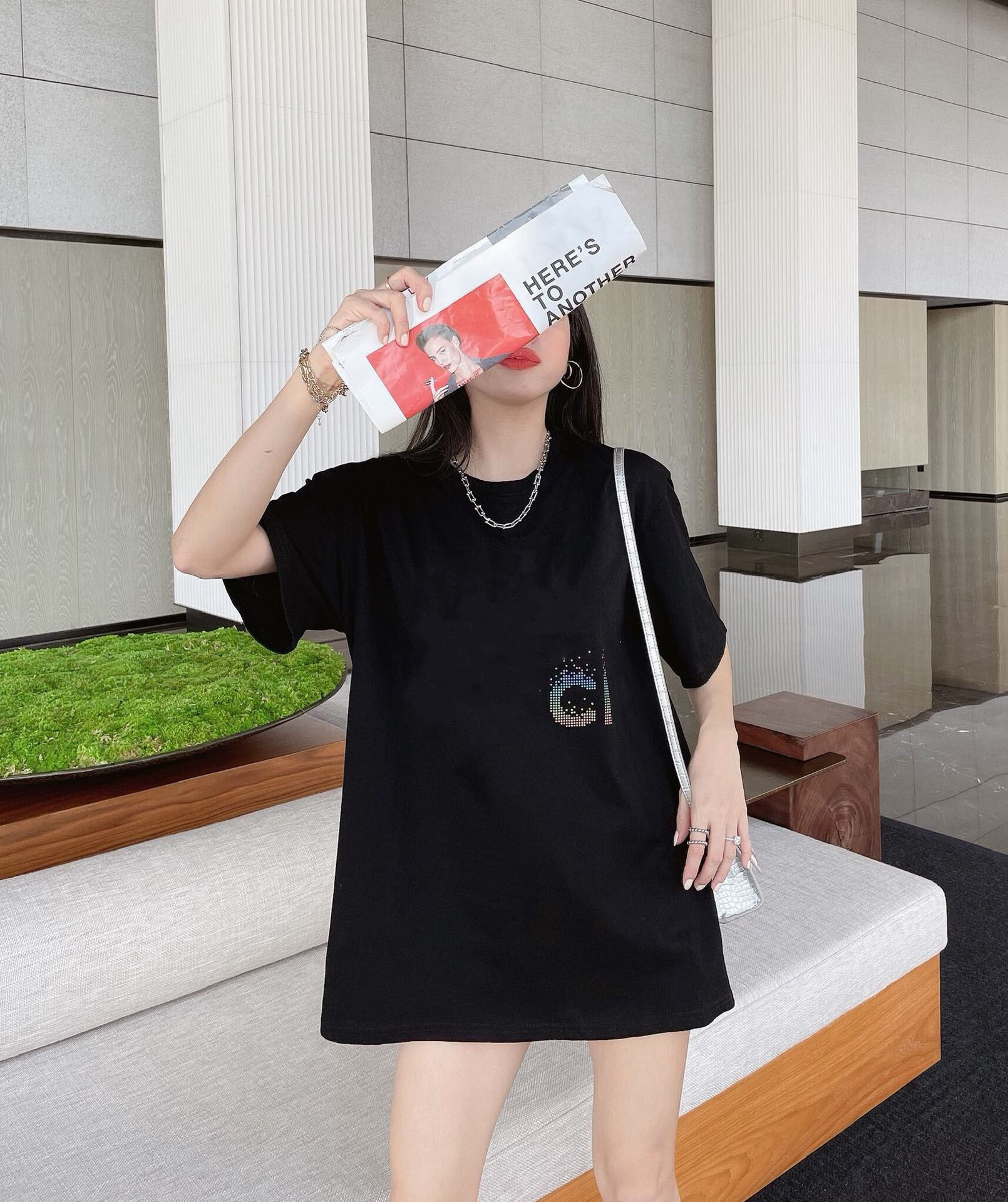 2021Summer new trendy brand ladies T-shirt short-sleeved fabric comfortable and versatileC9z, White
2021Summer new trendy brand ladies T-shirt short-sleeved fabric comfortable and versatileC9z, White