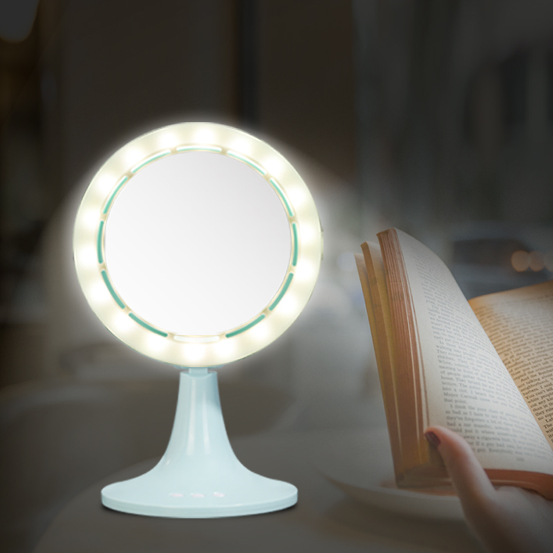 Smart Illumination Multifunction Fill Light Desktop LED Makeup Cosmetic Mirror bathroom with