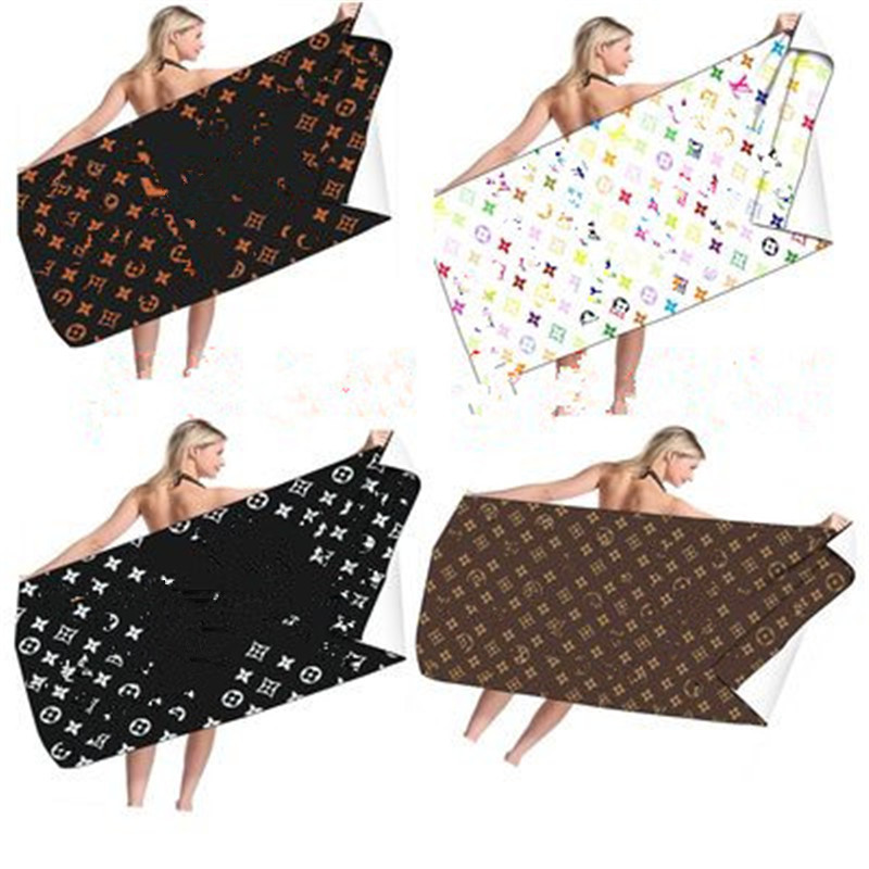 

letter casual ins style beach towel fashion summer bath towels high quality classic design home gift, See details below