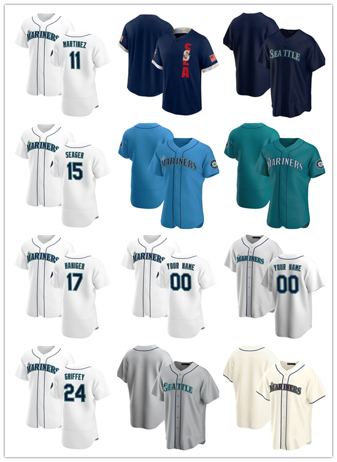 Custom Jersey Mens women Youth SeattleMariners11 Edgar Martinez 24 Ken Griffey Jr. 17 Mitch Haniger 15 Kyle Seager Baseball Jerseys, Color
Custom Jersey Mens women Youth SeattleMariners11 Edgar Martinez 24 Ken Griffey Jr. 17 Mitch Haniger 15 Kyle Seager Baseball Jerseys, Color