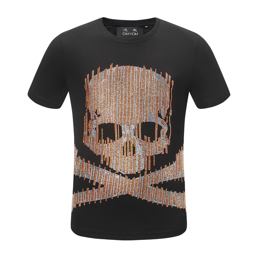 2021 Mens Designer t Shirt Men's Summer New Style 100% Cotton T-shirt Men Crystal Skull and Bone Print High Quality Top Tees Eafr, Black
2021 Mens Designer t Shirt Men's Summer New Style 100% Cotton T-shirt Men Crystal Skull and Bone Print High Quality Top Tees Eafr, Black