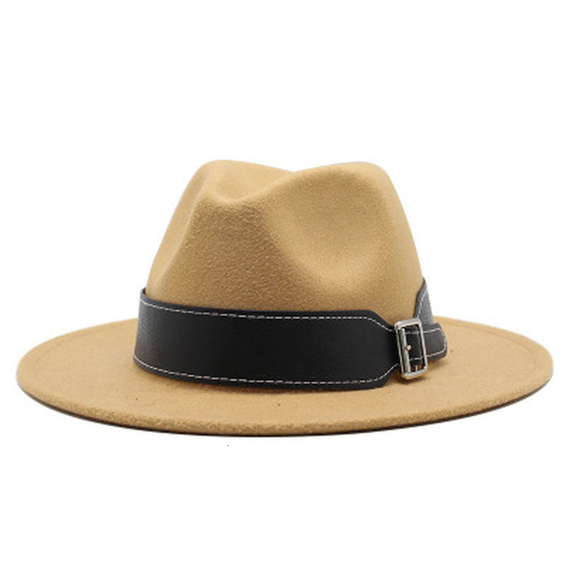 2021 Felt Solid Autumn Winter Wide Brim Belt New Hat Formal Church Vintage Jazz Cap White Khaki Women Fedora Hats 1wb1, Pink
2021 Felt Solid Autumn Winter Wide Brim Belt New Hat Formal Church Vintage Jazz Cap White Khaki Women Fedora Hats 1wb1, Pink