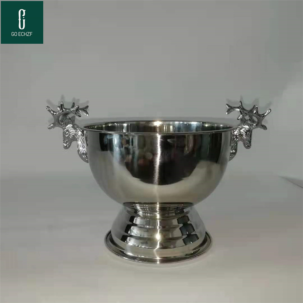 Bar Nightclub Beer Ice Cooler Deer Head Ear Bucket Stainless Steel GOLD SILVER CHAMPAGNE Wine Bottle Holder For Home Party
Bar Nightclub Beer Ice Cooler Deer Head Ear Bucket Stainless Steel GOLD SILVER CHAMPAGNE Wine Bottle Holder For Home Party