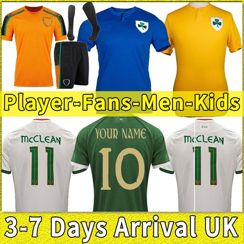 21/22 Ireland Away Soccer Jerseys Orange Centenary 100th 2021 2022 Irish National Team Football Shirts HENDRICK ROBINSON COLEMAN DOHERTY PAR, Black;yellow
21/22 Ireland Away Soccer Jerseys Orange Centenary 100th 2021 2022 Irish National Team Football Shirts HENDRICK ROBINSON COLEMAN DOHERTY PAR, Black;yellow