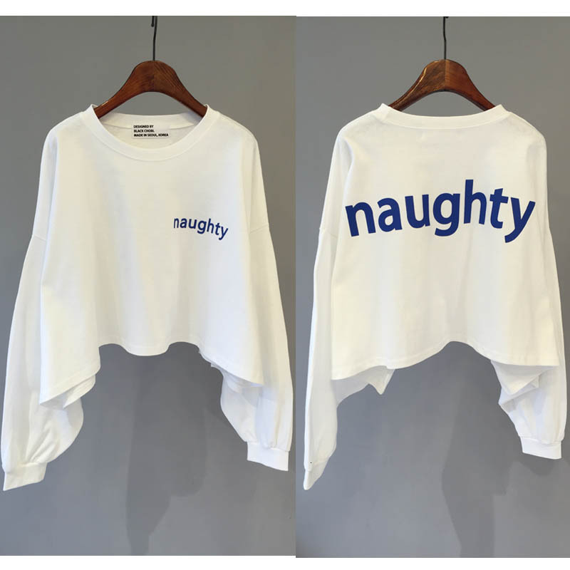 2021 White Letter Printing Autumn New Korean Style Ins Trendy Loose Long Sleeve Short Sweatshirt Women Clothing 7s96
2021 White Letter Printing Autumn New Korean Style Ins Trendy Loose Long Sleeve Short Sweatshirt Women Clothing 7s96