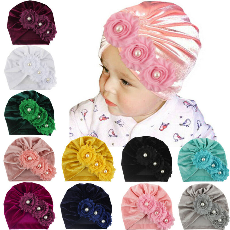 Newborn Accessories Baby Girl Indian Turban Boy Twist Knot Velvet Beanie Infant Hat Girls Pearl Flower Solid Soft Cap, Blue
Newborn Accessories Baby Girl Indian Turban Boy Twist Knot Velvet Beanie Infant Hat Girls Pearl Flower Solid Soft Cap, Blue