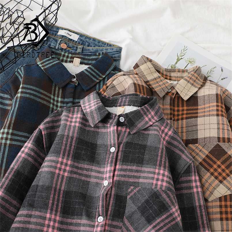 Winter Vintage Thick Warm Cotton Plaid Shirts Jacket Long Sleeve Turn-Down Collar Velvet Fleece Tops Loose Casual Outwear C 211109, Purple plaid
Winter Vintage Thick Warm Cotton Plaid Shirts Jacket Long Sleeve Turn-Down Collar Velvet Fleece Tops Loose Casual Outwear C 211109, Purple plaid