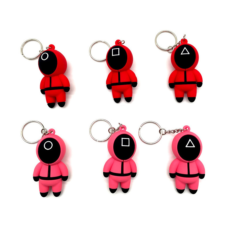 DHL SHIP 6 Styles Popular Squid Game Keyring Festives Soldier Triangle Series Keychain Mini 3D Doll Figurine Festival Ornament Car Backpack
DHL SHIP 6 Styles Popular Squid Game Keyring Festives Soldier Triangle Series Keychain Mini 3D Doll Figurine Festival Ornament Car Backpack