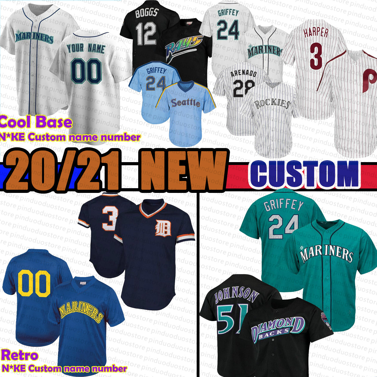 24 Ken Griffey Jr. Jersey 1 Kyle Lewis 51 Ichiro Suzuki 11 Edgar Martinez Mariners 17 Mitch Haniger 15 Kyle Seager Baseball Felix Hernandez, Blue;black
24 Ken Griffey Jr. Jersey 1 Kyle Lewis 51 Ichiro Suzuki 11 Edgar Martinez Mariners 17 Mitch Haniger 15 Kyle Seager Baseball Felix Hernandez, Blue;black