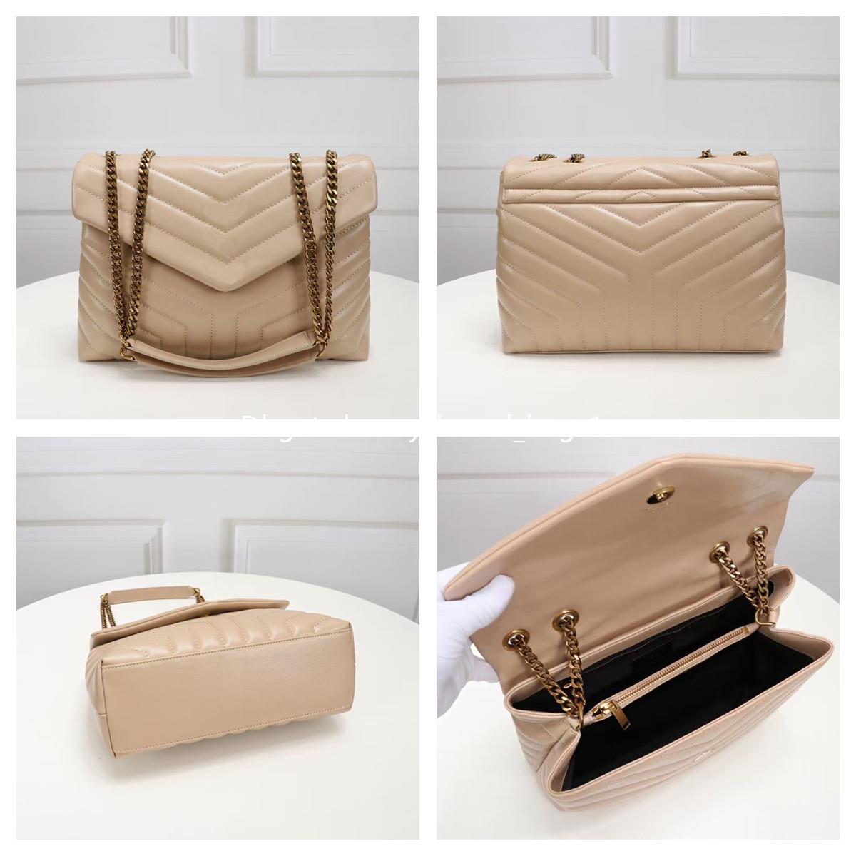 Top quality! Fashion Designer LOULOU Shoulder Bag Matelasse Calfskin Y-Quilted Crossbody bags Leather And Grosgrain Lining Large-capacity handbag Two sizes, Black + silver buckle 20x14x7cm
Top quality! Fashion Designer LOULOU Shoulder Bag Matelasse Calfskin Y-Quilted Crossbody bags Leather And Grosgrain Lining Large-capacity handbag Two sizes, Black + silver buckle 20x14x7cm