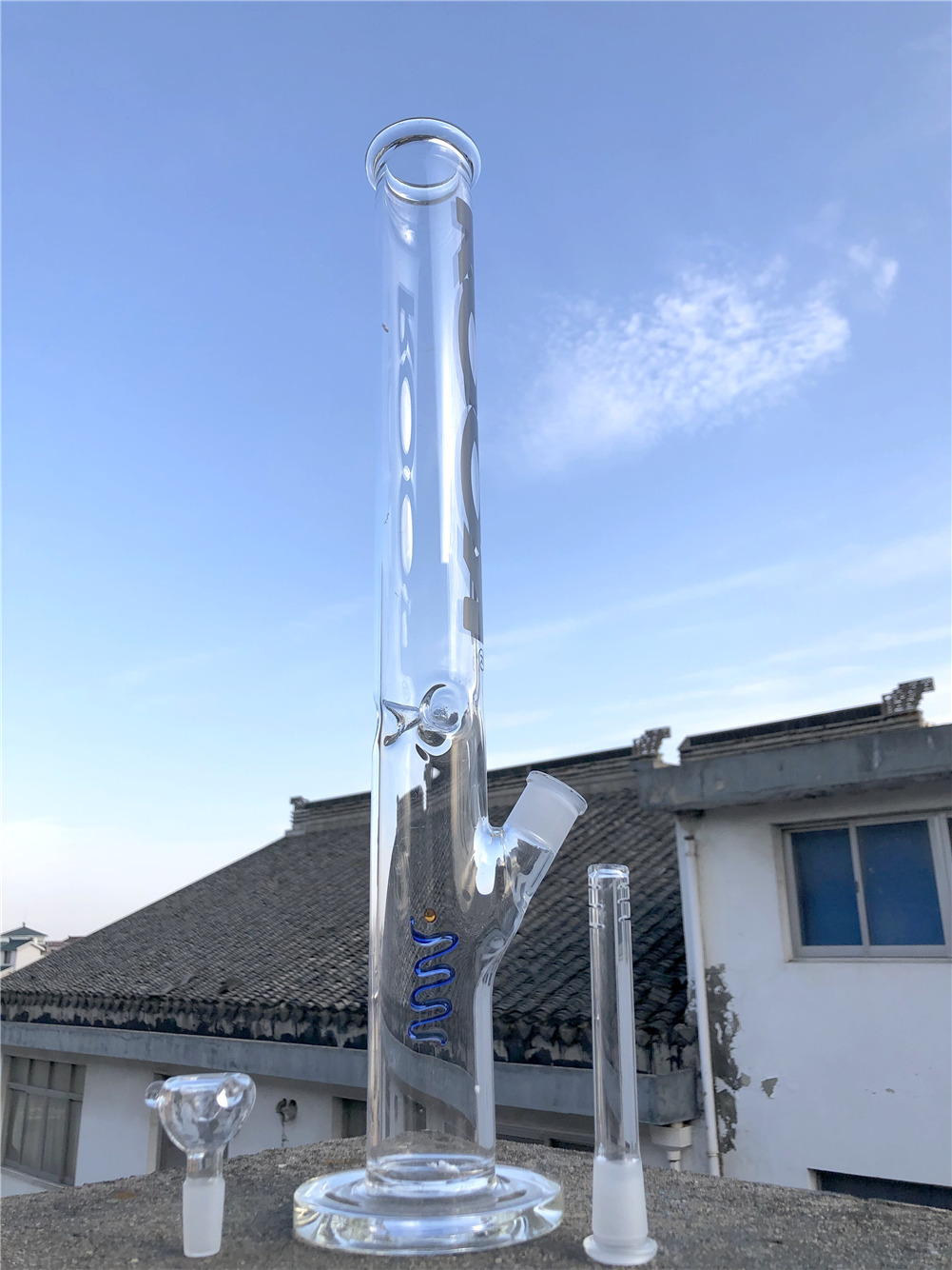 Hookah 45cmBig Glass Bongs Beaker Bong Thickness Wall Water Pipes With 18.8 mm Male Joint Bowl 50 cm
Hookah 45cmBig Glass Bongs Beaker Bong Thickness Wall Water Pipes With 18.8 mm Male Joint Bowl 50 cm