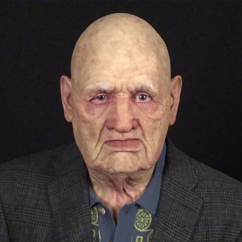 Party Masks Another Me-The Elder Halloween Holiday Funny Cosplay Prop Supersoft Old Man Adult Mask Face Cover Creepy Decor