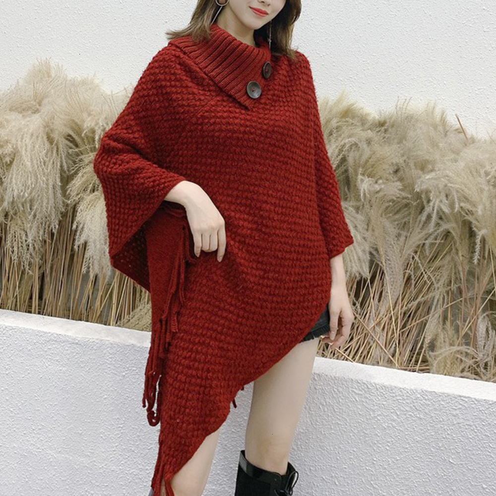 2021 New Tops Korean Style Women Winter Furry Soft Loose Casual Tassel Cape Overcoat Knitted Sweater Harajuku Female Bx5w, Black
2021 New Tops Korean Style Women Winter Furry Soft Loose Casual Tassel Cape Overcoat Knitted Sweater Harajuku Female Bx5w, Black