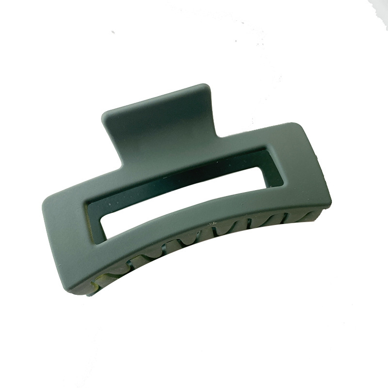 Yamog Length 85 CM Frosted Square Hair Clamps Korean Women Hollow Out Arc Scrunchies Hair Claw Clips Female Plastic Middle Size P