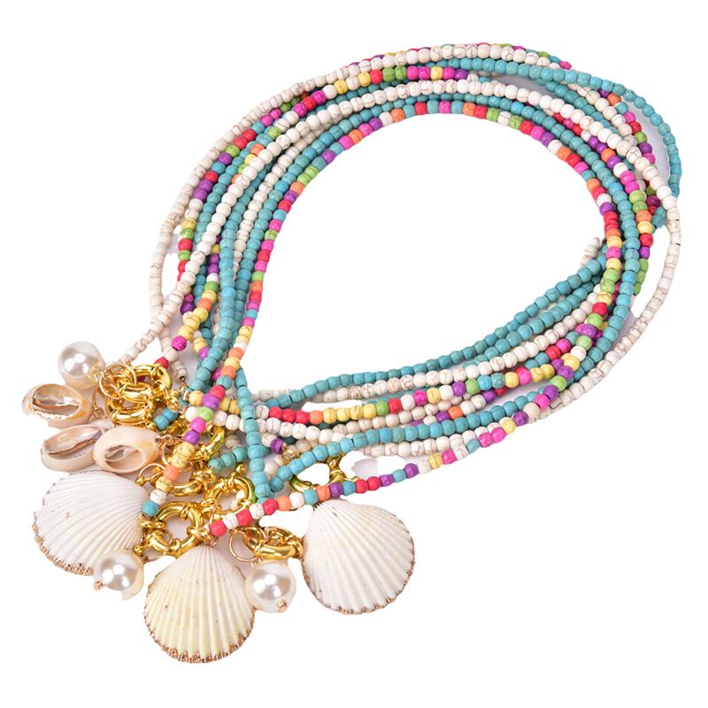 Pendant Necklaces Colorful Bohemia Natural Cowrie Shell Choker Beads Necklace Beach Jewelry For Women Fashion Boho Vinatge
Pendant Necklaces Colorful Bohemia Natural Cowrie Shell Choker Beads Necklace Beach Jewelry For Women Fashion Boho Vinatge
