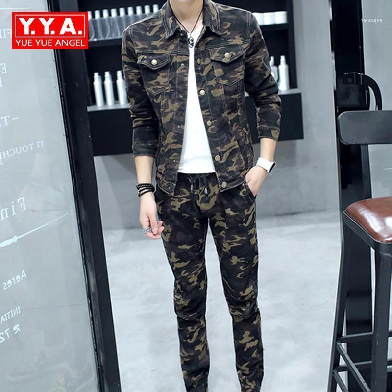 Men's Tracksuits Spring 2021 Fashion Mens Sets Camouflage Long Sleeve Man Jeans Coat Biker Elasitc Waist Full Length Denim Trousers1, Gray
Men's Tracksuits Spring 2021 Fashion Mens Sets Camouflage Long Sleeve Man Jeans Coat Biker Elasitc Waist Full Length Denim Trousers1, Gray
