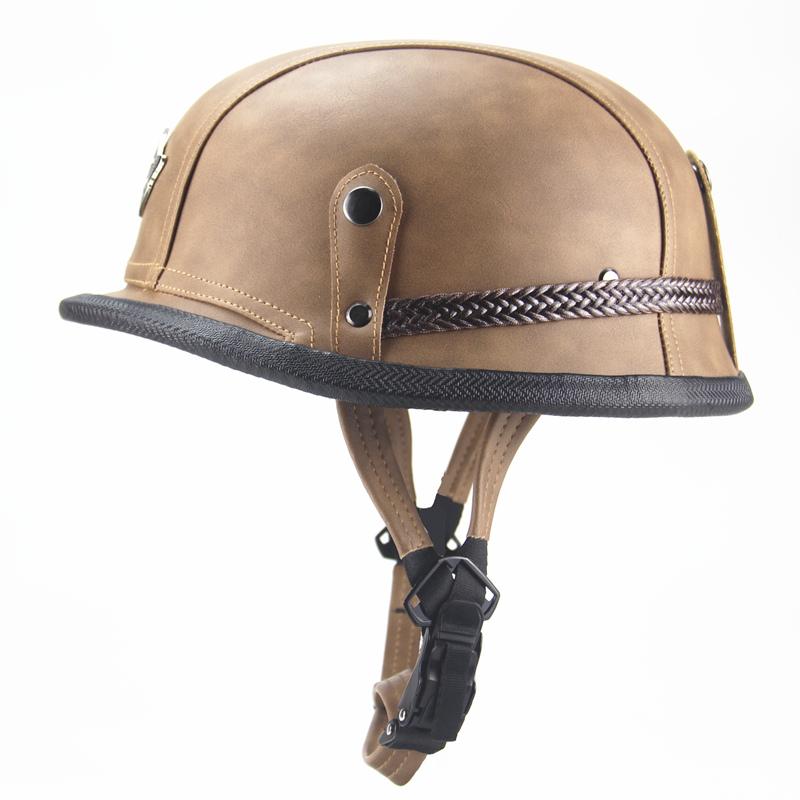 Motorcycle Helmets Adult Helmet Open Face Half Leather Retro Motocross Moto DOT Helm Vintage Motocicleta Motorbike Drop, No5
Motorcycle Helmets Adult Helmet Open Face Half Leather Retro Motocross Moto DOT Helm Vintage Motocicleta Motorbike Drop, No5