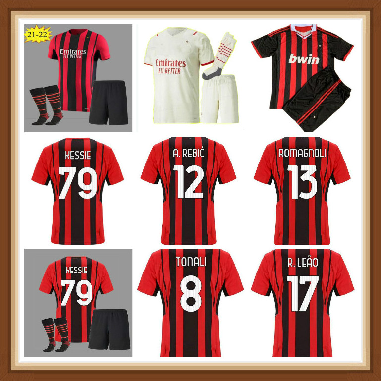 2021 AC Milan Soccer Jersey Zlatan Ibrahimovic Football Shirt REBIC maillot de foot BENNACER ROMAGNOLI Kids manTHEO R.LEAO SUSO 2022 THEO uniforms, Black;yellow
2021 AC Milan Soccer Jersey Zlatan Ibrahimovic Football Shirt REBIC maillot de foot BENNACER ROMAGNOLI Kids manTHEO R.LEAO SUSO 2022 THEO uniforms, Black;yellow