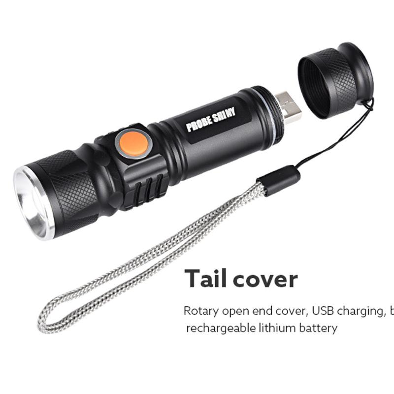 

MINI Adjustable LED Zoom 3000LM Zoomable USB Rechargeable Portable CREE Q5 Torch Lamp Waterproof Flash Light