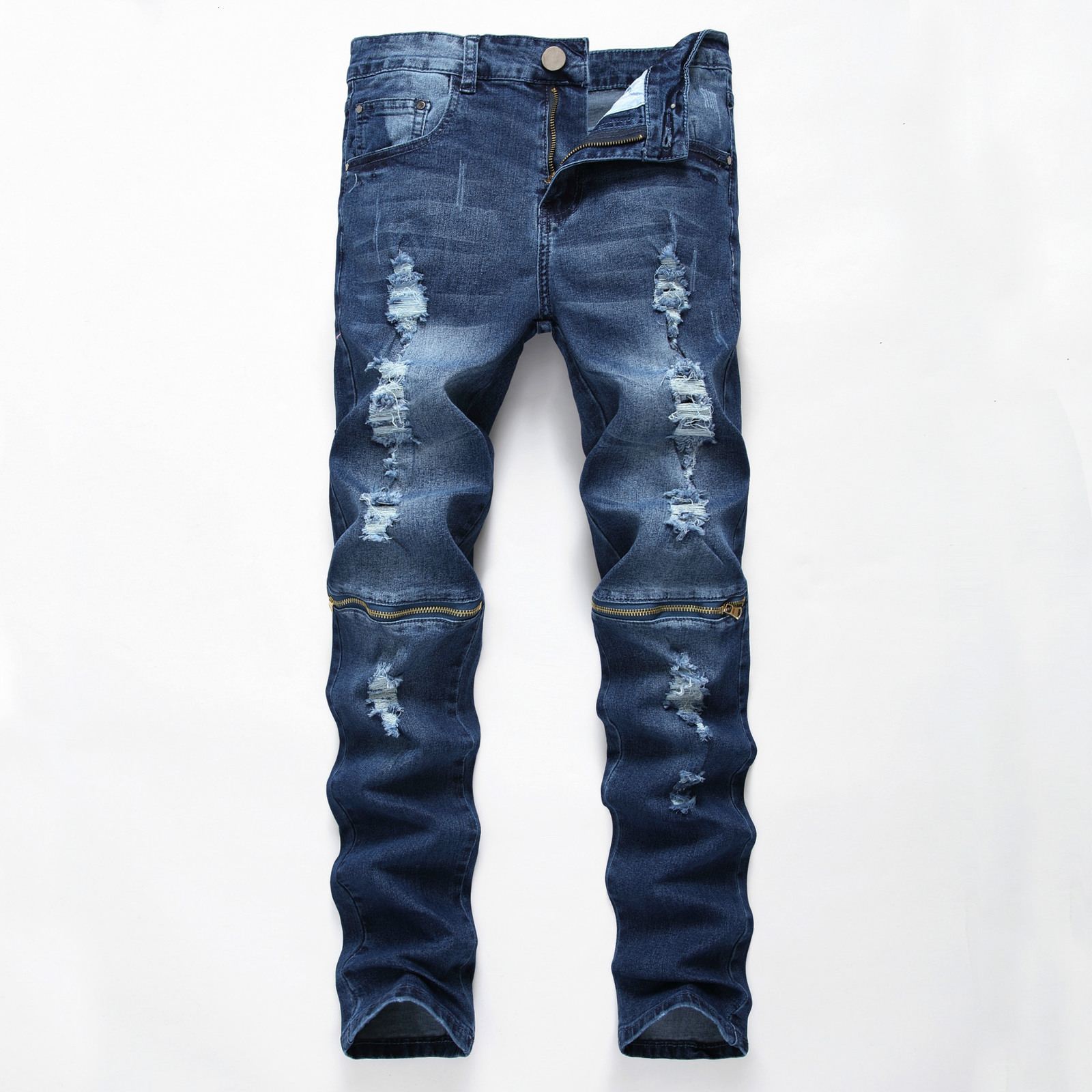 New 2021 Autumn Spring Men's Ripped Print Street Hip Hop Punk Stretch Bike Jeans Trendy Holes Straight Denim Trouers Iyb3, 331
New 2021 Autumn Spring Men's Ripped Print Street Hip Hop Punk Stretch Bike Jeans Trendy Holes Straight Denim Trouers Iyb3, 331