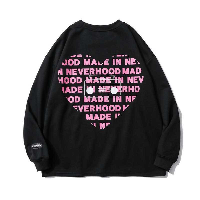 Jitter lovers, the same literary tiktok love printed sweater Terry, men and women ins, Black terry
Jitter lovers, the same literary tiktok love printed sweater Terry, men and women ins, Black terry