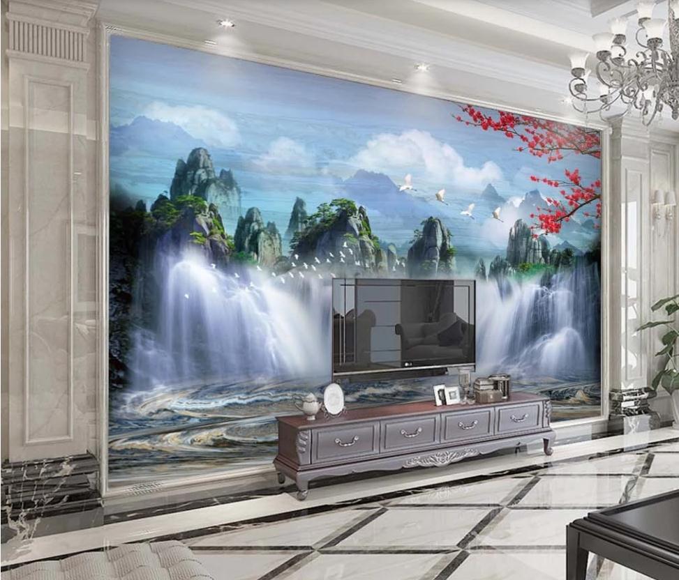 High-definition living style wallpaper new Chinese stone pattern landscape background wall 3d wallpapers, Blue
High-definition living style wallpaper new Chinese stone pattern landscape background wall 3d wallpapers, Blue