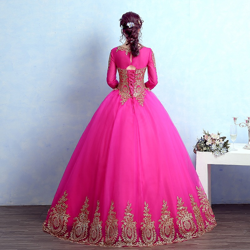 2021 New Arrived 100% Real Photo Red Quinceanera Dresses Ball Gown With Appliques Sweet 16 Dress For 15 Years Pageant Gown