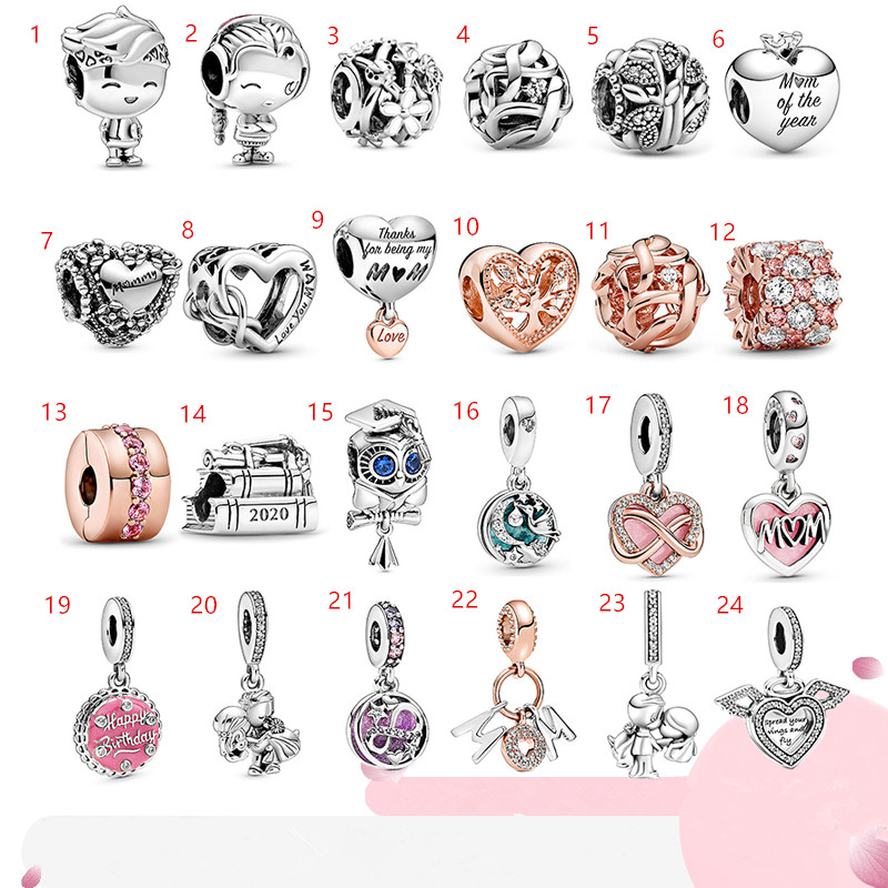 Women 925 Sterling Silver Beads DIY Make Charms Fit Pandora Bracelets Love Heart Owl Locomotive Trinkets Boy Gilr Fine Jewelry
Women 925 Sterling Silver Beads DIY Make Charms Fit Pandora Bracelets Love Heart Owl Locomotive Trinkets Boy Gilr Fine Jewelry