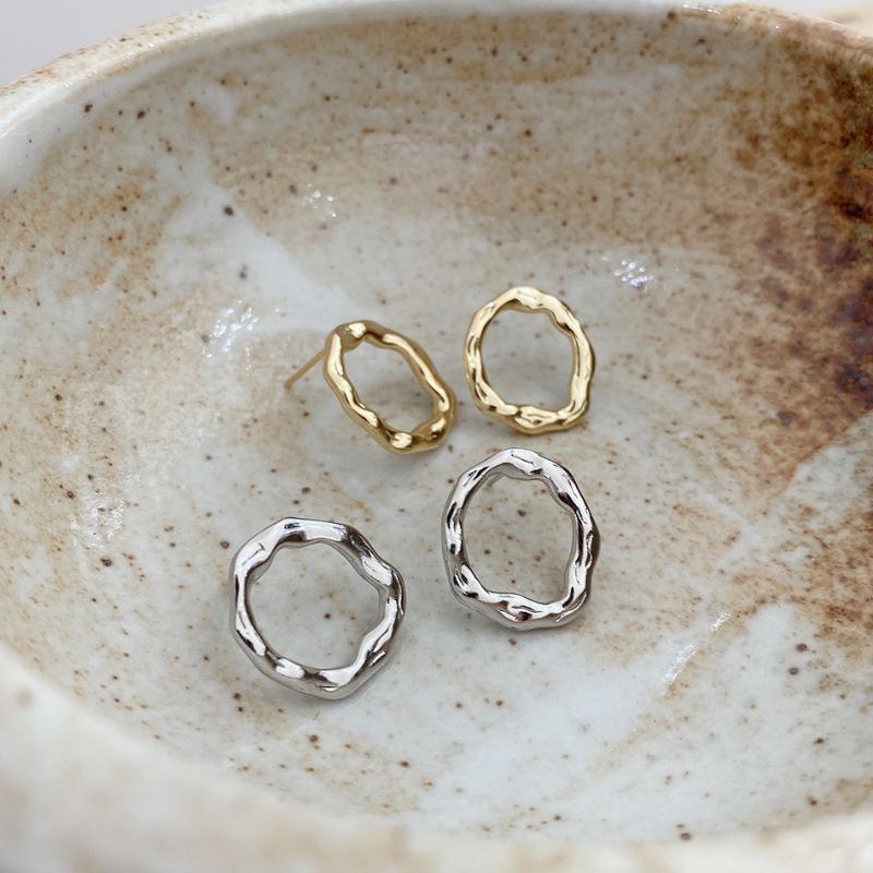 Stud SHANICE925 Sterling Silver Irregular Circle Earrings For WomenEarring Regalos Para Mujer Brincos As Mulheres
Stud SHANICE925 Sterling Silver Irregular Circle Earrings For WomenEarring Regalos Para Mujer Brincos As Mulheres