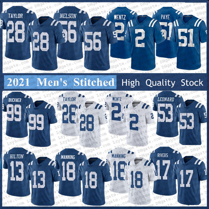56 Quenton Nelson 2 Carson Wentz 28 Jonathan Taylor Football 18 Peyton Manning IndianapolisColts53 Darius Leonard 51 Kwity Paye 99 Buckner T.Y. Hilton Jerseys, My store(lzyhome)
56 Quenton Nelson 2 Carson Wentz 28 Jonathan Taylor Football 18 Peyton Manning IndianapolisColts53 Darius Leonard 51 Kwity Paye 99 Buckner T.Y. Hilton Jerseys, My store(lzyhome)