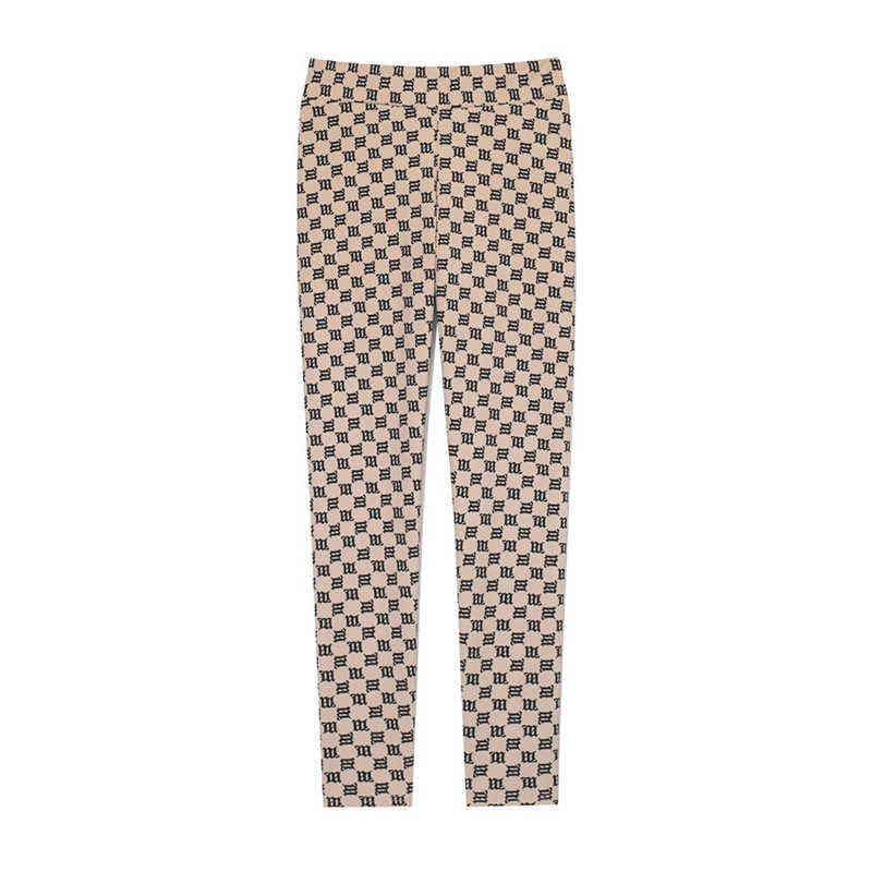Women Leggings Mstyle Summer Fashion Trousers Letter Print Sexy Elastic Pants Long Polyester Hip Hop Ruched Gothic Legging 211204