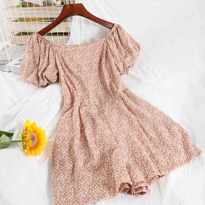 Summer Arrivals Solid Short Sleeve Square Collar High Waist Slim Chiffon Wide Leg Playsuit Women Romper MZ972 210525, Pink
Summer Arrivals Solid Short Sleeve Square Collar High Waist Slim Chiffon Wide Leg Playsuit Women Romper MZ972 210525, Pink