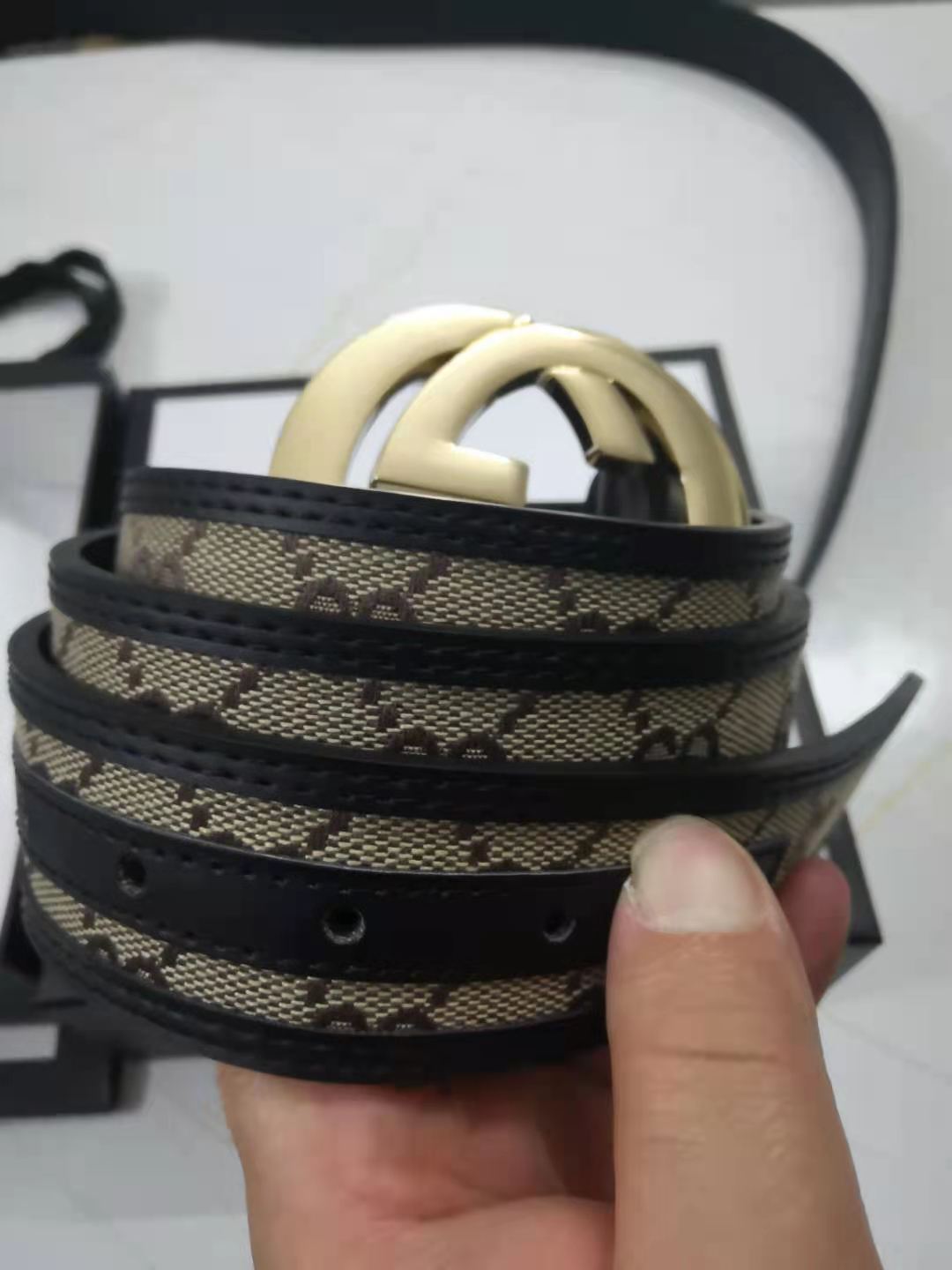 Top quality black white red blue leather men belt designers belts gold silver buckle, Black;brown
