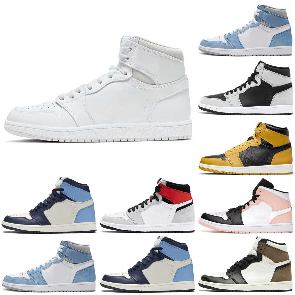 Newst Quality Jumpman 1 1s Basketball Shoes Womens Mid Barely Rose Dutch Green Crimson Tint Toe Purple Pulse White off Maison Chateau Mens Trainers
Newst Quality Jumpman 1 1s Basketball Shoes Womens Mid Barely Rose Dutch Green Crimson Tint Toe Purple Pulse White off Maison Chateau Mens Trainers