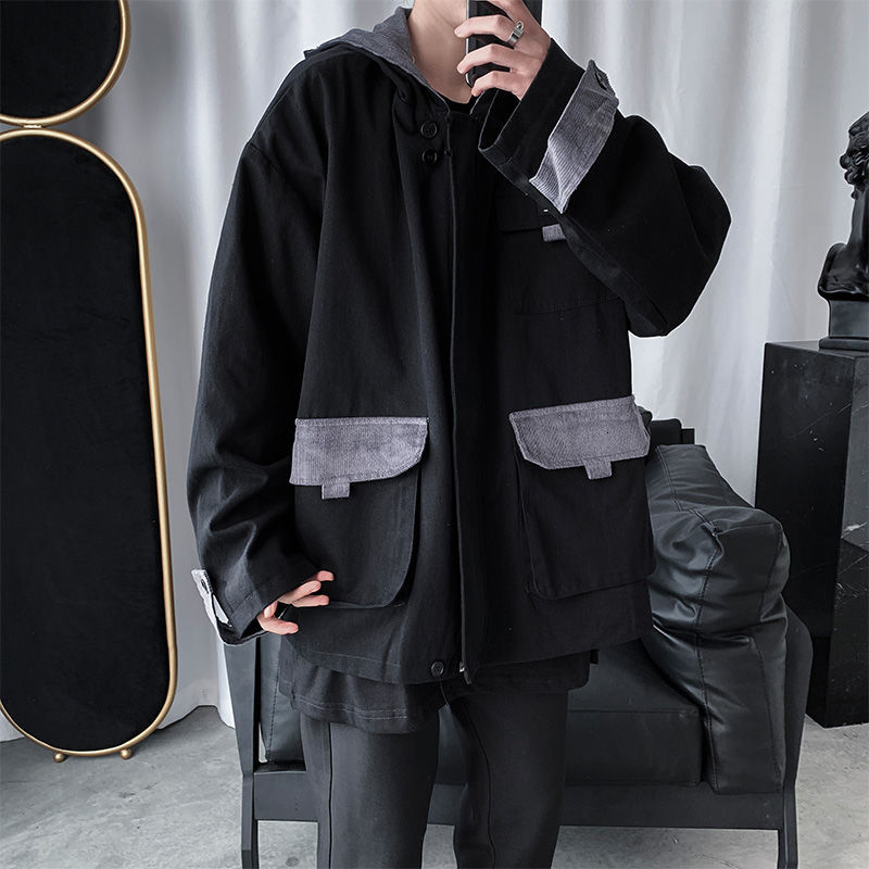 2021 New Autumn Hooded Men's Fashion Casual Retro Big Pocket Jackets Mens Streetwear Wild Loose Hip-hop Bomber Jacket Men M-2xl Geqp, Black
2021 New Autumn Hooded Men's Fashion Casual Retro Big Pocket Jackets Mens Streetwear Wild Loose Hip-hop Bomber Jacket Men M-2xl Geqp, Black