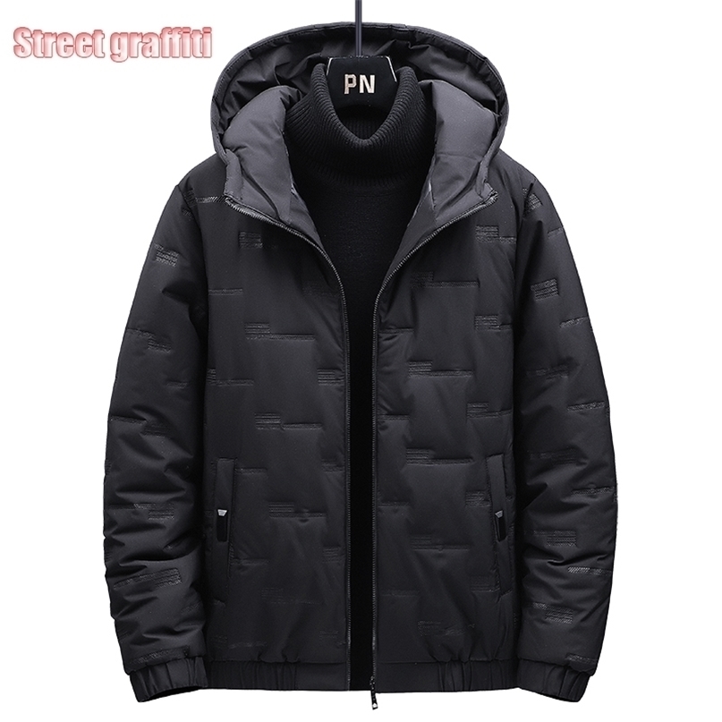 Men's Winter Jacket Coat Brand Casual Autumn Thicken Hooded Parka Fashion Slim Autumn Fit Windproof Jacket Parka Men 211204, Black
Men's Winter Jacket Coat Brand Casual Autumn Thicken Hooded Parka Fashion Slim Autumn Fit Windproof Jacket Parka Men 211204, Black