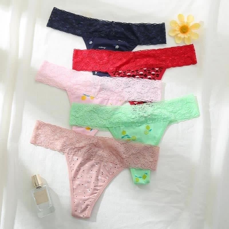 Women's Panties Women Sexy Lace Thong Comfort Seamless G-String Underwear Transparent Low Waist Underpants Ladies T-Pants Lingerie, Pink 
Women's Panties Women Sexy Lace Thong Comfort Seamless G-String Underwear Transparent Low Waist Underpants Ladies T-Pants Lingerie, Pink